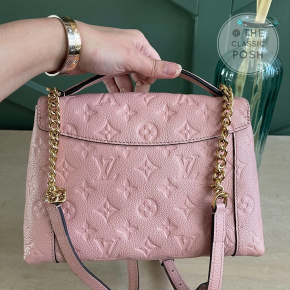 LOUIS VUITTON Blanche BB Rose Poudre Empreinte Crossbody BAG SP1178 - Picture 3 of 15